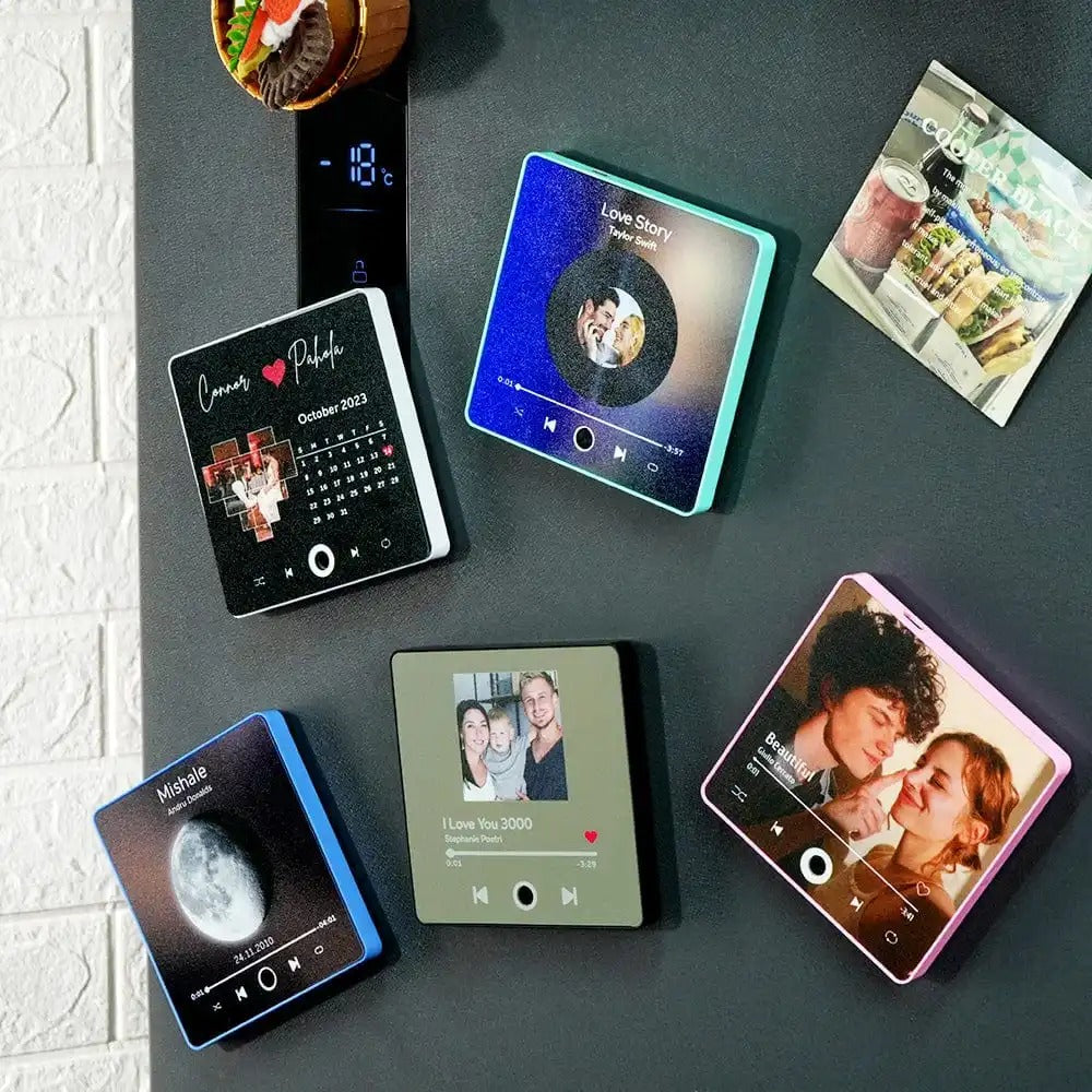 Fotoğraflı Müzik Mıknatısı